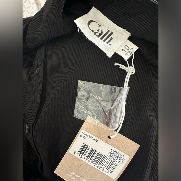 Calli Ash LS Midi Dress| AU 10/US 6 - Picture 5 of 7